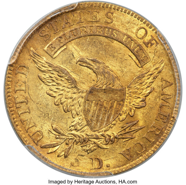 1808 $5  Normal 5D, BD-3 MS thumbnail 5