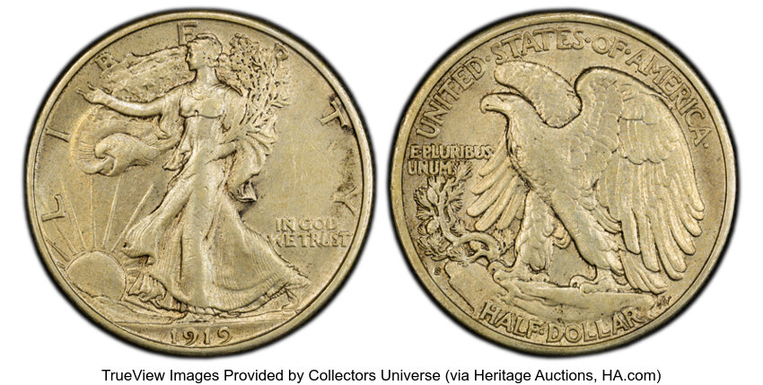 1919-S 50c MS thumbnail 3