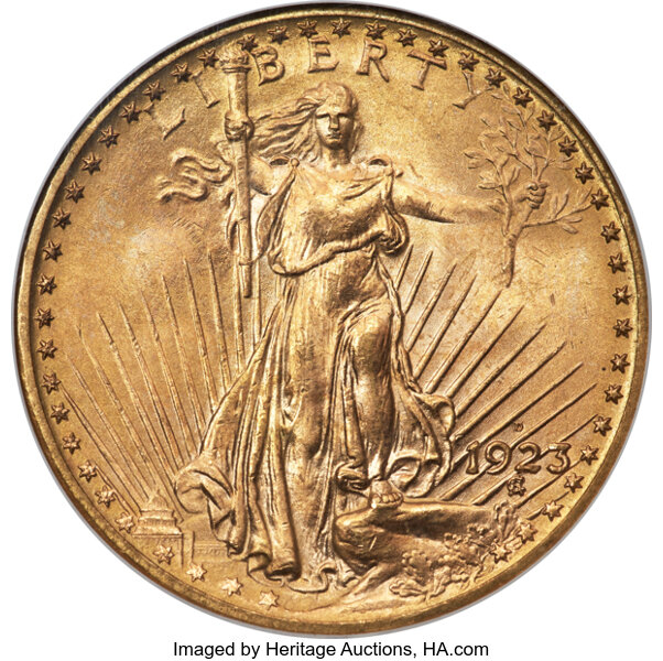 1923-D $20  MS thumbnail 4