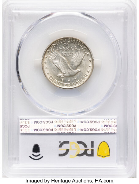 1923 25c AU58 thumbnail 2