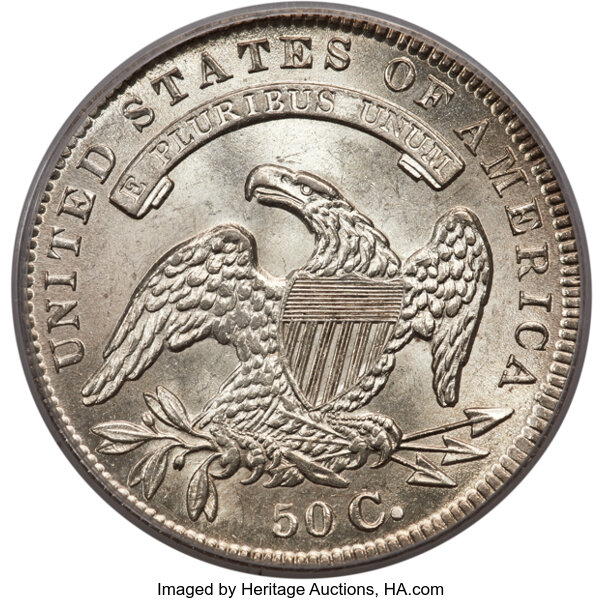 1834 50c Small Date, Small Letters, O-115 MS thumbnail 6