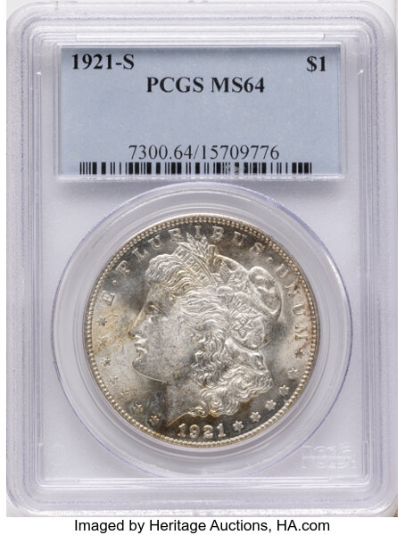 1921-S $1  MS thumbnail 4