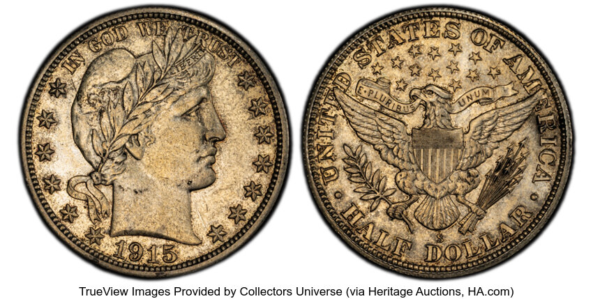 1915-S 50c MS thumbnail 3