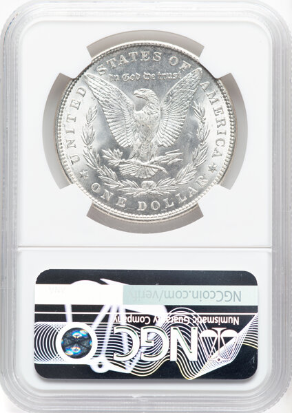 1887/6 $1  Overdate, VAM-2 MS65 thumbnail 4