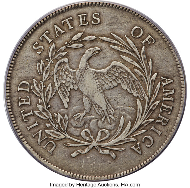 1795 $1  Draped Bust, Off-Center Bust, B-14, BB-51 MS thumbnail 10