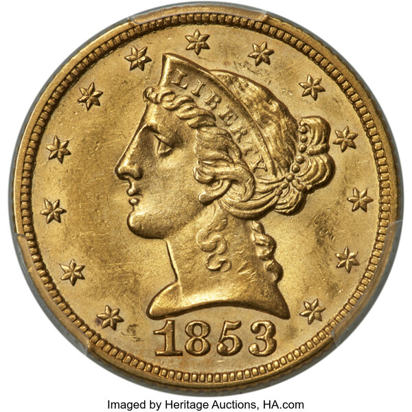 1853 $5  MS thumbnail 3