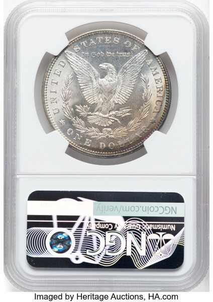 1887/6 $1  Overdate, VAM-2 MS65 thumbnail 2