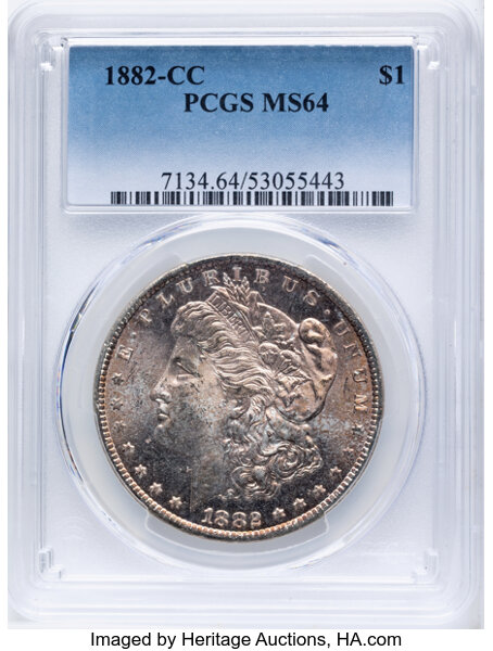 1882-CC $1  Multiple Vee Clashes, Repolished, VAM-2C4 MS thumbnail 4