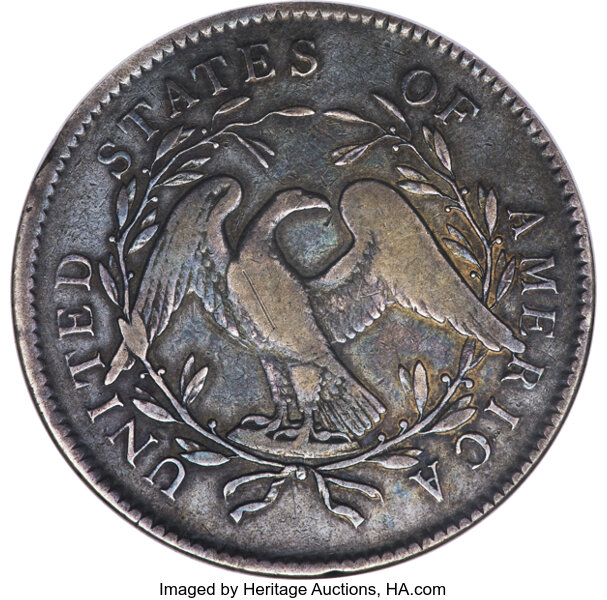1795 $1  Flowing Hair, 2 Leaves, B-1, BB-21 MS thumbnail 16