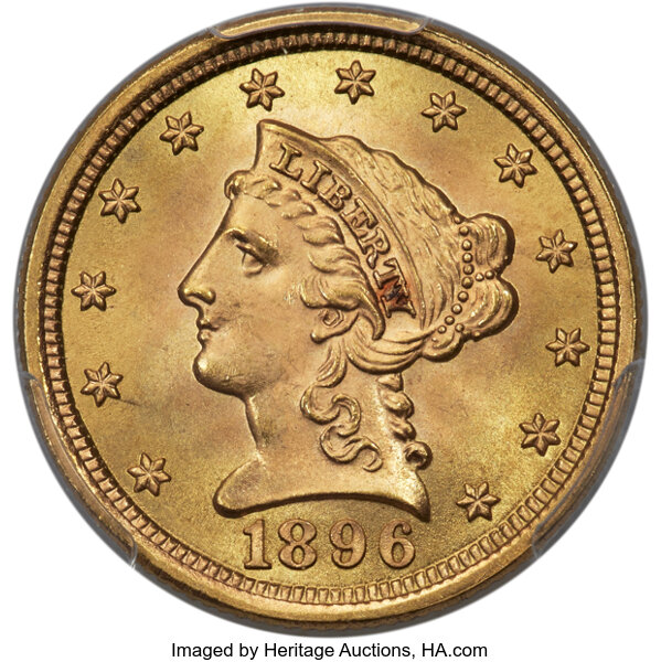 1896 $2 1/2 MS thumbnail 3