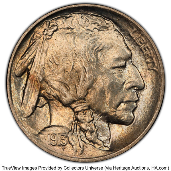 1913 5c Buffalo, Type 1 MS thumbnail 6