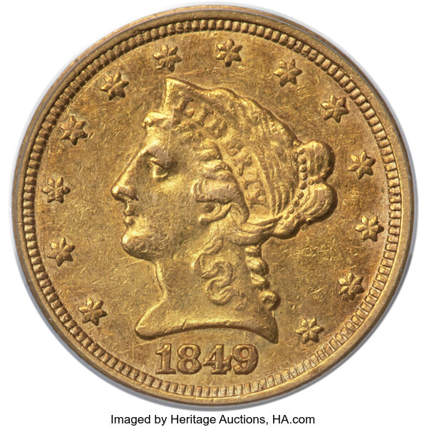 1849-C $2 1/2 MS thumbnail 2