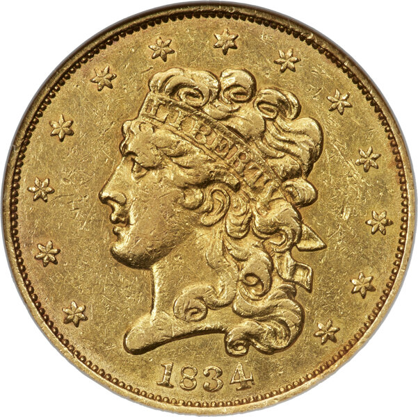 1834 $5  Classic Head, HM-9 MS thumbnail 2