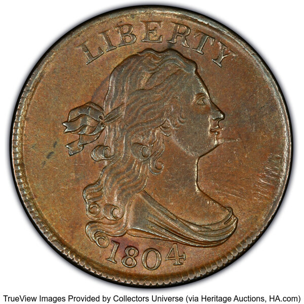 1804 1/2c Spiked Chin, C-6 MS BN thumbnail 3