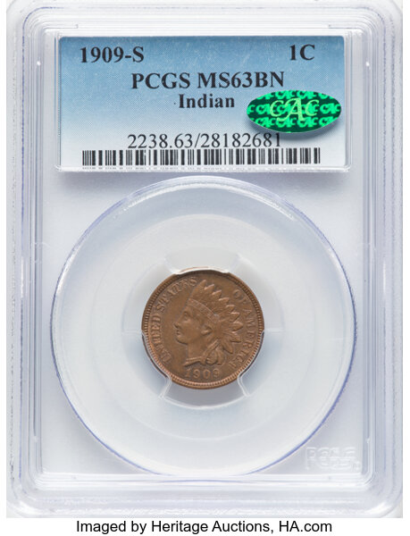 1909-S 1c Indian MS BN thumbnail 2