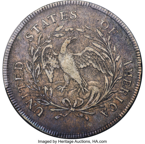 1796 $1  Small Date, Small Letters, B-1, BB-66 MS thumbnail 3