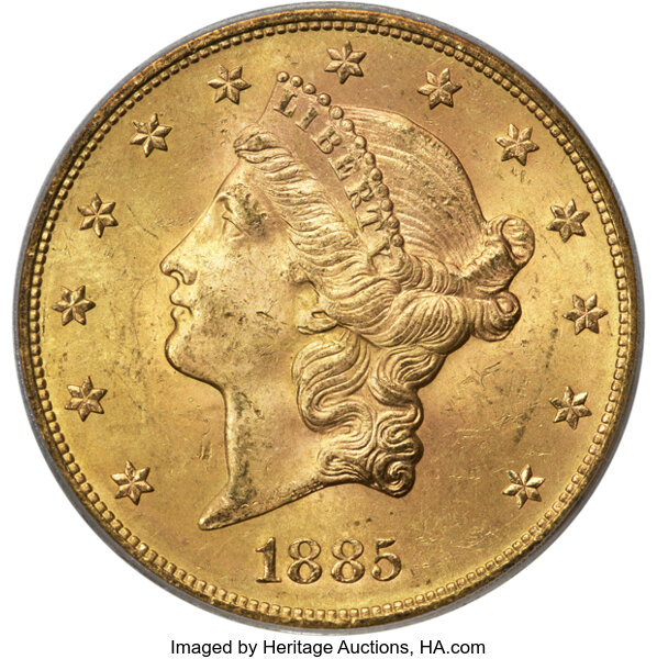 1885-S $20  MS thumbnail 3