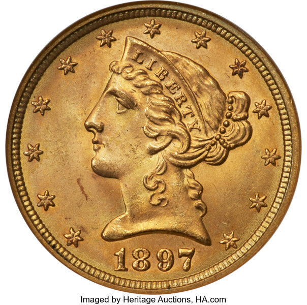 1897 $5  MS thumbnail 3