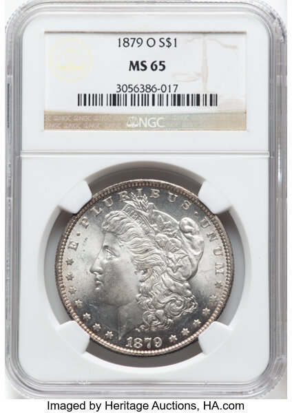 1879-O $1  GSA Hoard, Soft Package MS thumbnail 3