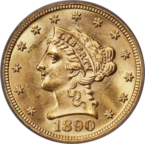 1890 $2 1/2 MS thumbnail 3