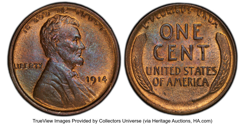 1914 1c MS RB thumbnail 3