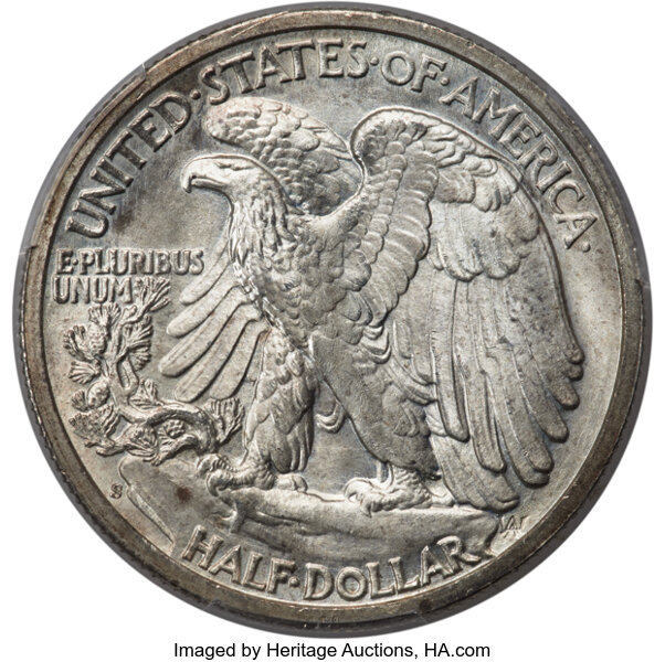 1942-S 50c MS67 thumbnail 2