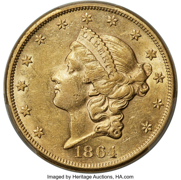 1864 $20  MS thumbnail 3