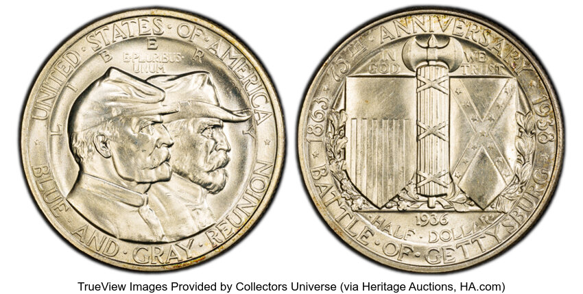 1936 50c Gettysburg MS thumbnail 3