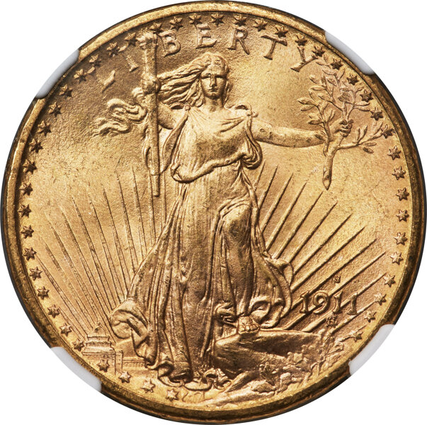1911-S $20  MS thumbnail 6
