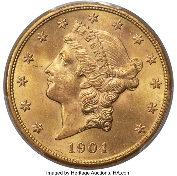 1904-S $20  MS thumbnail 3