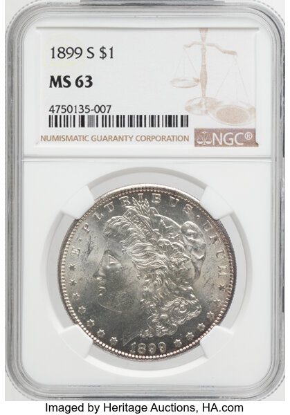 1899-S $1  MS thumbnail 4