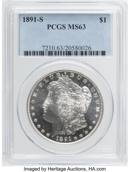 1891-S $1  MS thumbnail 4