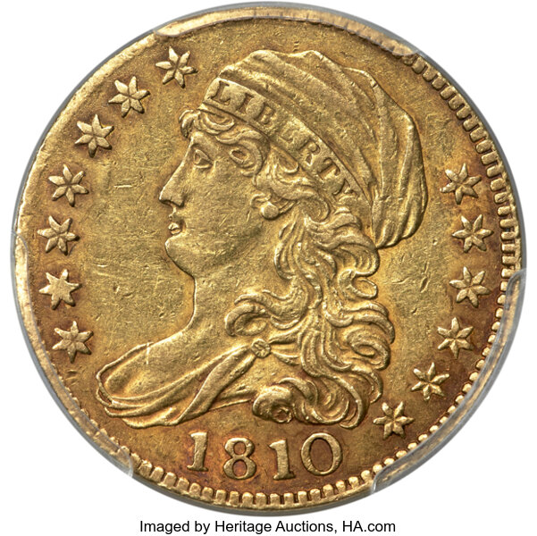 1810 $5  Large Date, Large 5, BD-4 MS thumbnail 2