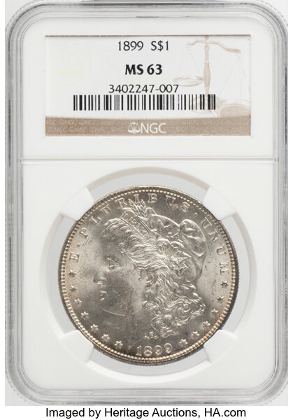 1899 $1  MS thumbnail 3