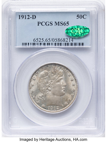 1912-D 50c MS thumbnail 3