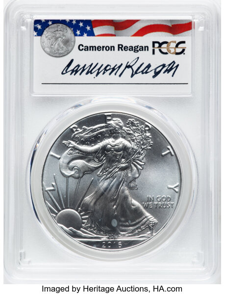 2016 $1  Silver Eagle MS70 thumbnail 5