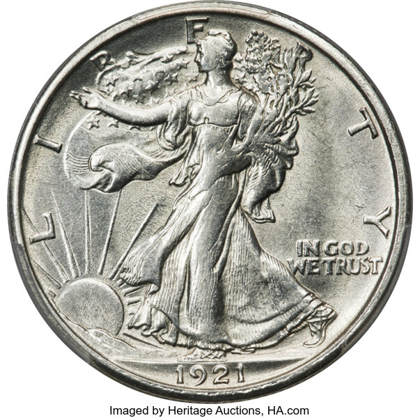 1921-D 50c MS thumbnail 5