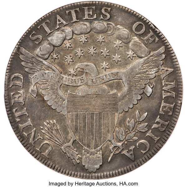 1802 $1  Narrow Date, B-6, BB-241 MS thumbnail 14
