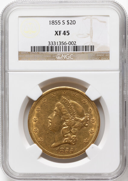 1855-S $20  MS thumbnail 3