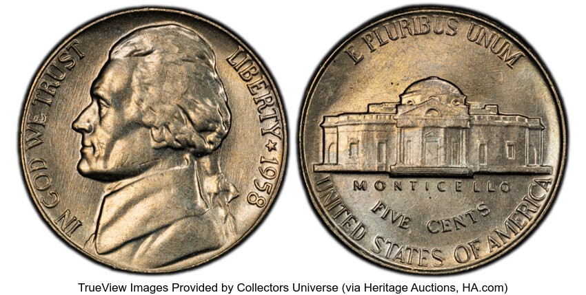 1958 5c MS FS thumbnail 2