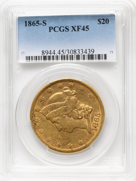 1865-S $20  MS thumbnail 3