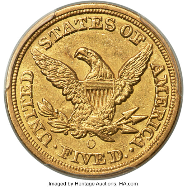 1854-O $5  MS thumbnail 20