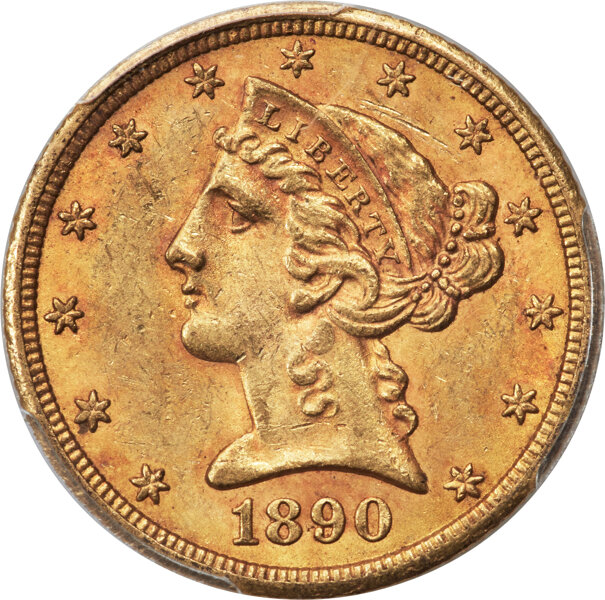 1890-CC $5  MS thumbnail 3