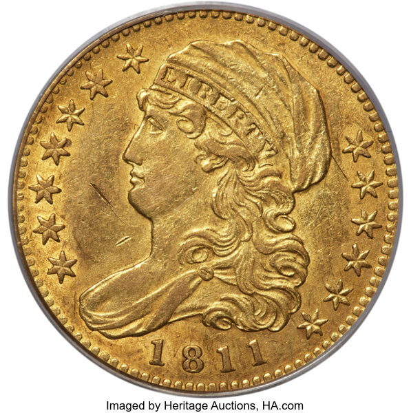 1811 $5  Small 5, BD-2 MS thumbnail 2