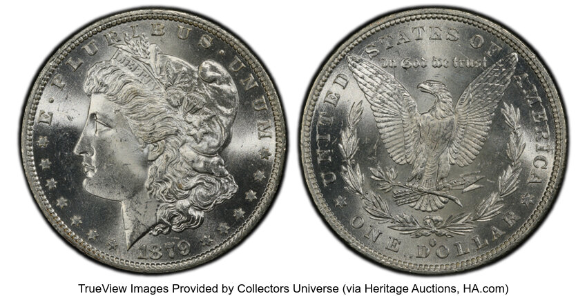 1879-O $1  GSA Hoard, Soft Package MS thumbnail 4