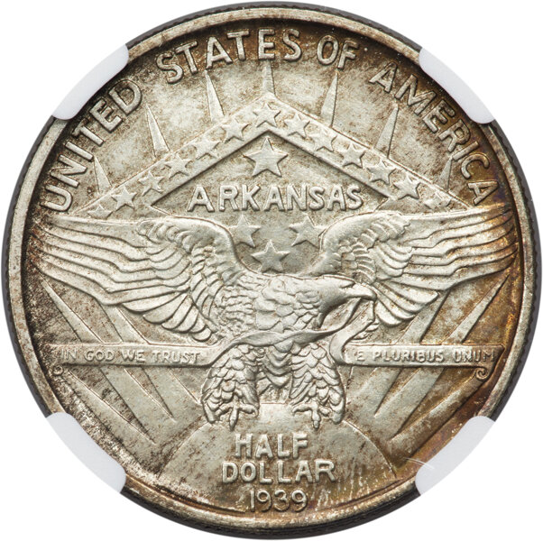 1939 50c Arkansas MS67 CAC thumbnail 2