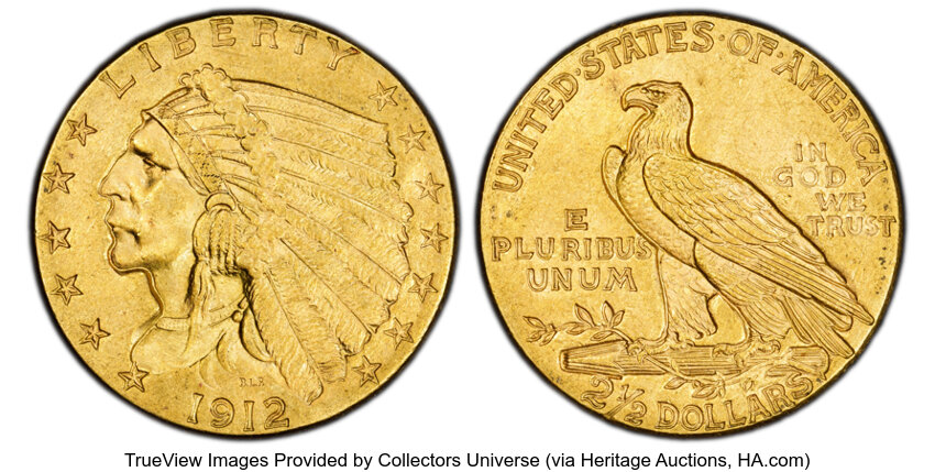 1912 $2 1/2 MS thumbnail 6