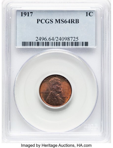 1917 1c MS RB thumbnail 3