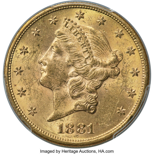 1881-S $20  MS thumbnail 3