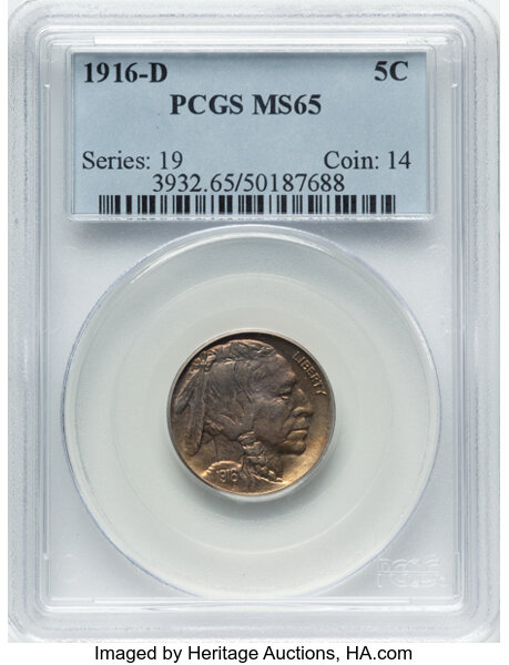 1916-D 5c MS thumbnail 3